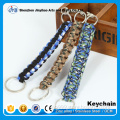 2016 hot sale gift use key ring fashion rope braided keychain